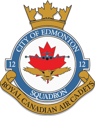 Badge for 12 Edmonton Royal Canadian Air Cadet Squadron