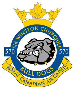 Badge for 570 Edmonton Royal Canadian Air Cadet Squadron