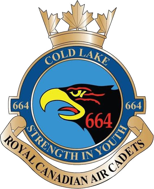 Badge for 664 Cold Lake Royal Canadian Air Cadet Squadron
