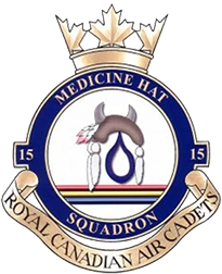 Badge for 15 Medicine Hat Royal Canadian Air Cadet Squadron