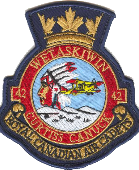 Badge for 42 Wetaskiwin Royal Canadian Air Cadet Squadron