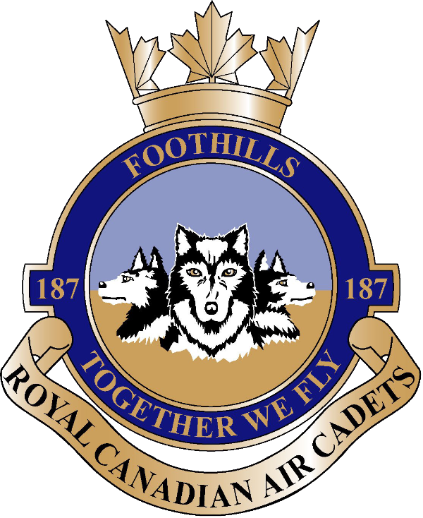 Badge for 187 Foothills Royal Canadian Air Cadet Squadron