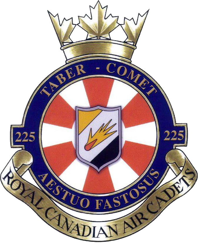 Badge for 225 Taber Comet Royal Canadian Air Cadet Squadron