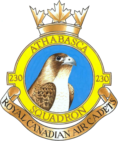 Badge for 230 Athabasca Royal Canadian Air Cadet Squadron