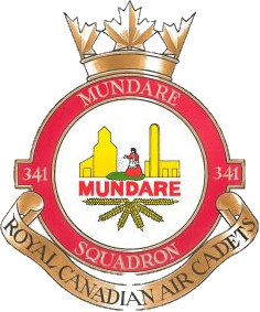 Badge for 341 Mundare Royal Canadian Air Cadet Squadron