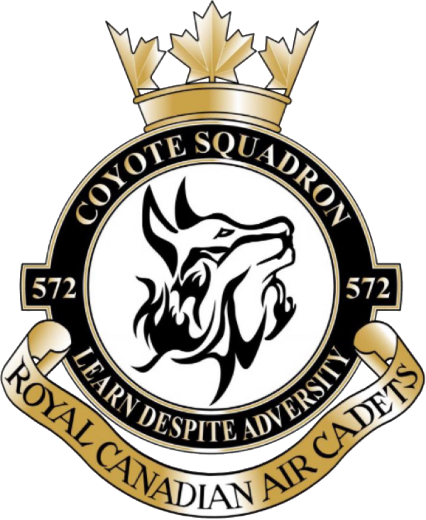 Badge for 572 Coyote Royal Canadian Air Cadet Squadron