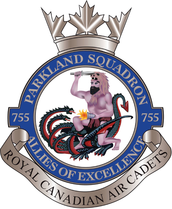 Badge for 755 Stony Plains Royal Canadian Air Cadet Squadron