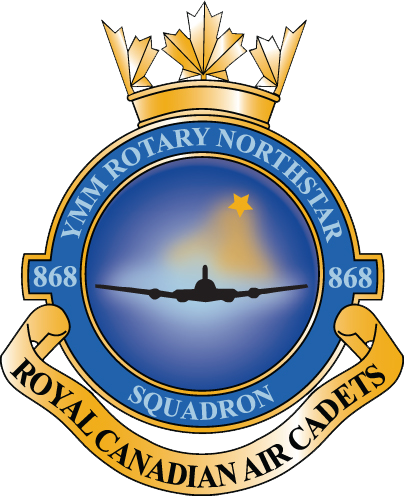 Badge for 868 YMM Rotary Northstar Royal Canadian Air Cadet Squadron