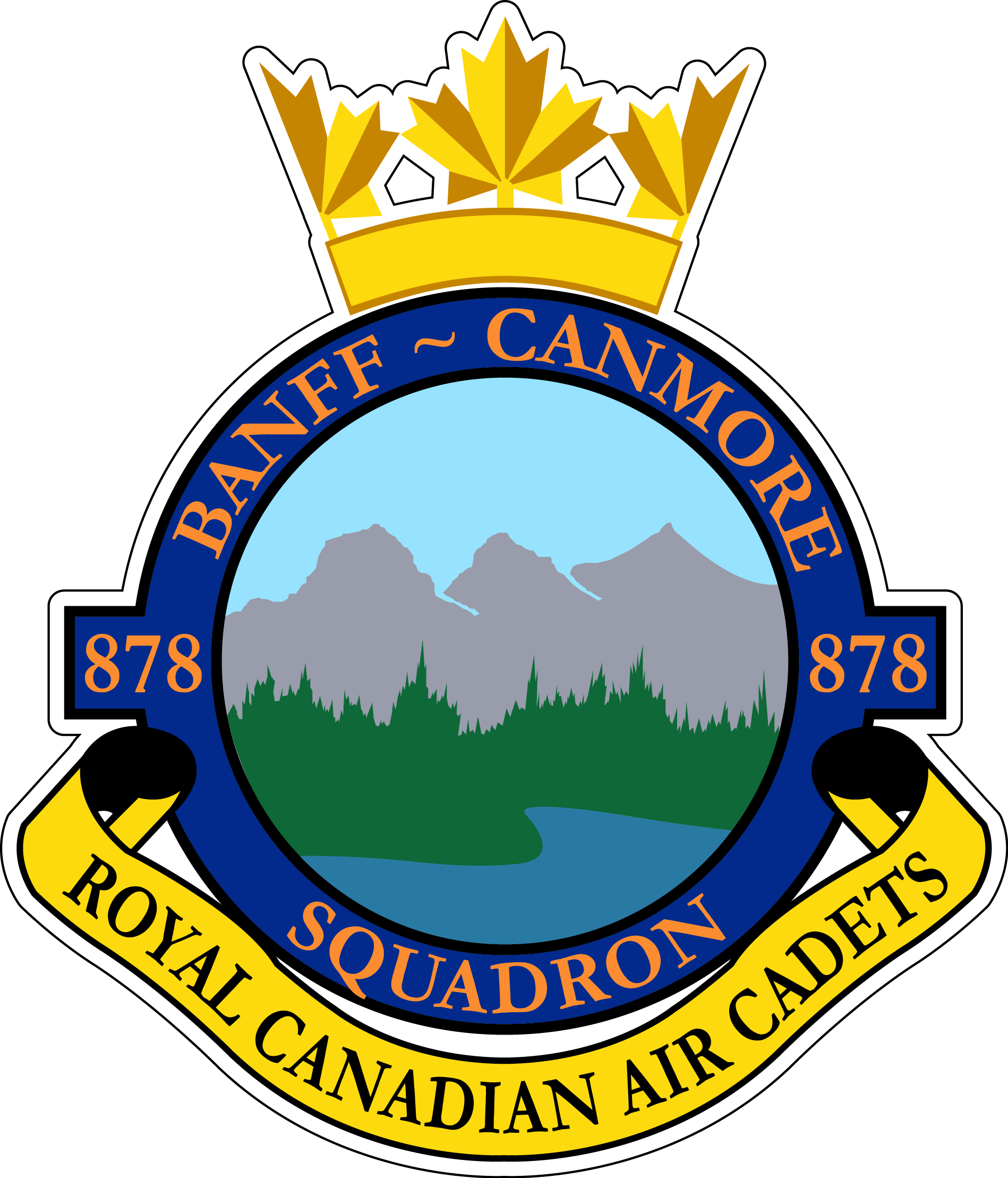 Badge for 878 Banff-Canmore Royal Canadian Air Cadet Squadron