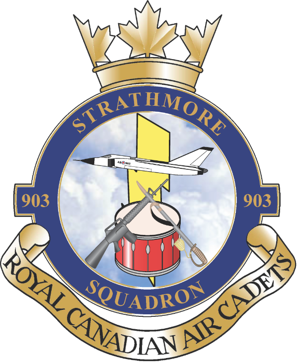 Badge for 903 Strathmore Royal Canadian Air Cadet Squadron