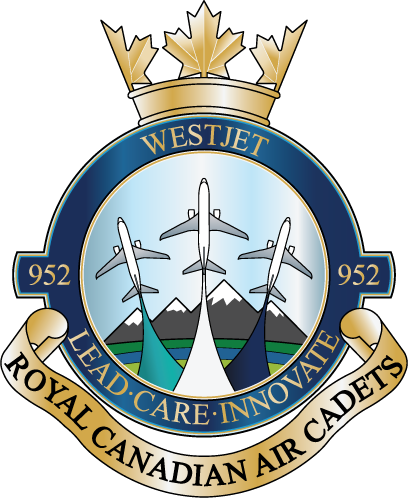 Badge for 952 Westjet Royal Canadian Air Cadet Squadron