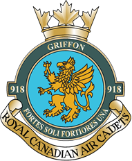 Badge for 918 Griffon Royal Canadian Air Cadet Squadron